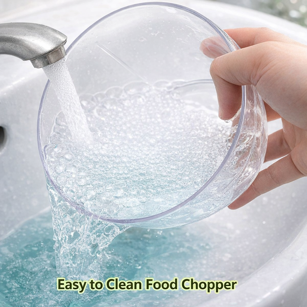 Large Manual Food Chopper for Fruits, Vegetables, Herbs & Onions